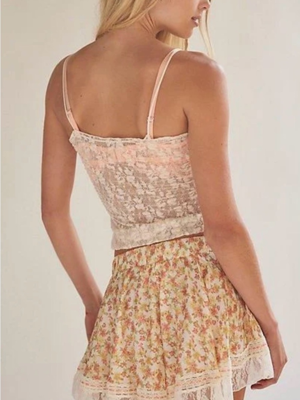 Free people Women's Natural Morning Breeze Shorts Sz M nwot - Picture 6 of 6